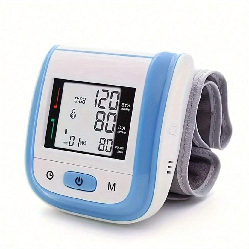 Hot Sale🔥 - Digital Wrist Blood Pressure Monitor – LCD Screen, Portable Case