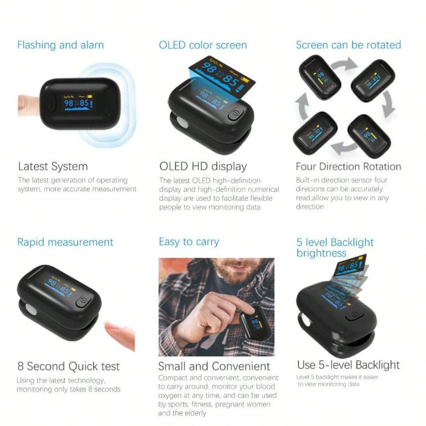 🔥Sale 50% - Household Finger Pulse Oximeter