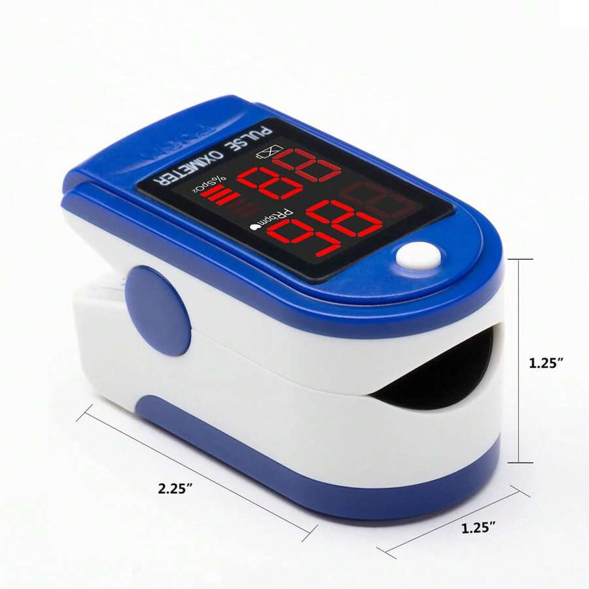 Sale 50% - Fingertip Pulse Oximeter – Portable SpO2 & O2 Monitor for Home or Sport